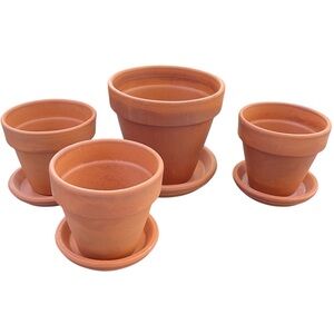4 Pennington Terra Cotta Pots
